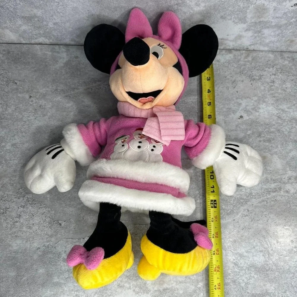 Disney Store Exclusive‎ Patch Minnie Mouse Pink Winter Outfit 16